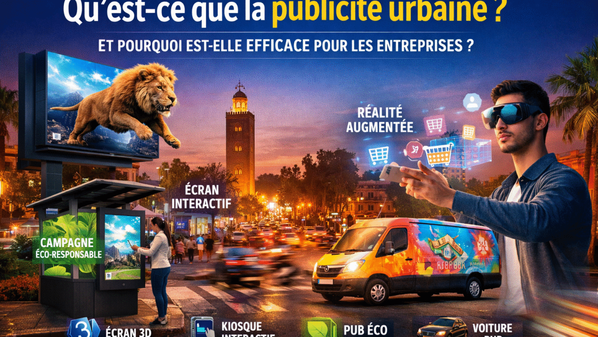 Agence de publicité urbaine à Marrakech